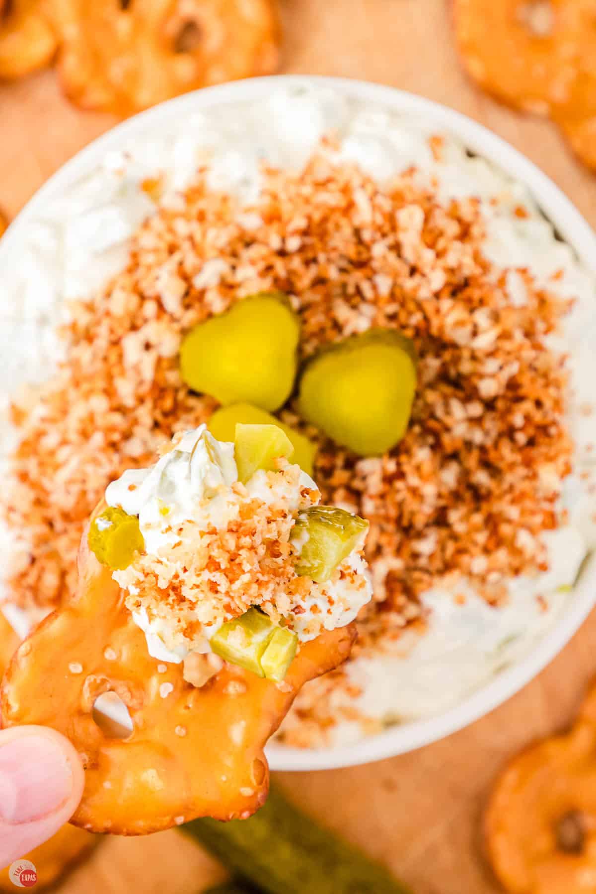Crunchy Fried Pickle Dip