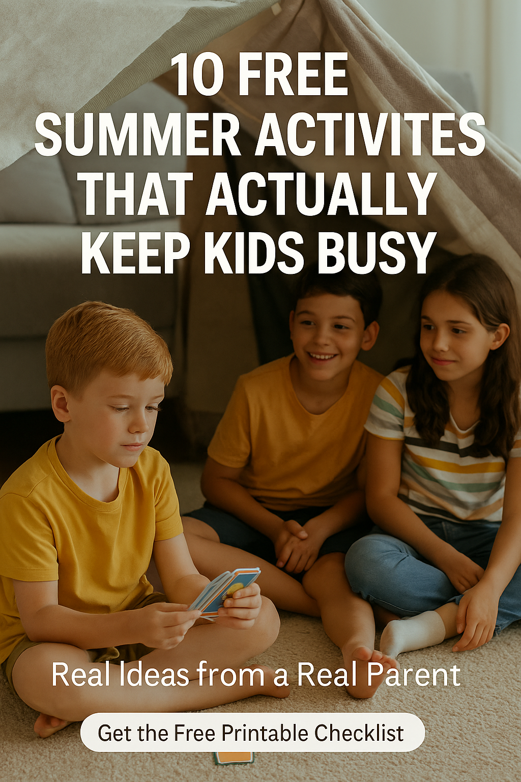 10 Free Summer Activities That Actually Keep Kids Busy (And Give You a Break)